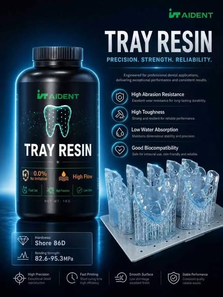 Aident Dental Tray Resin obté amb èxit la certificació CE, avançant en els fl...